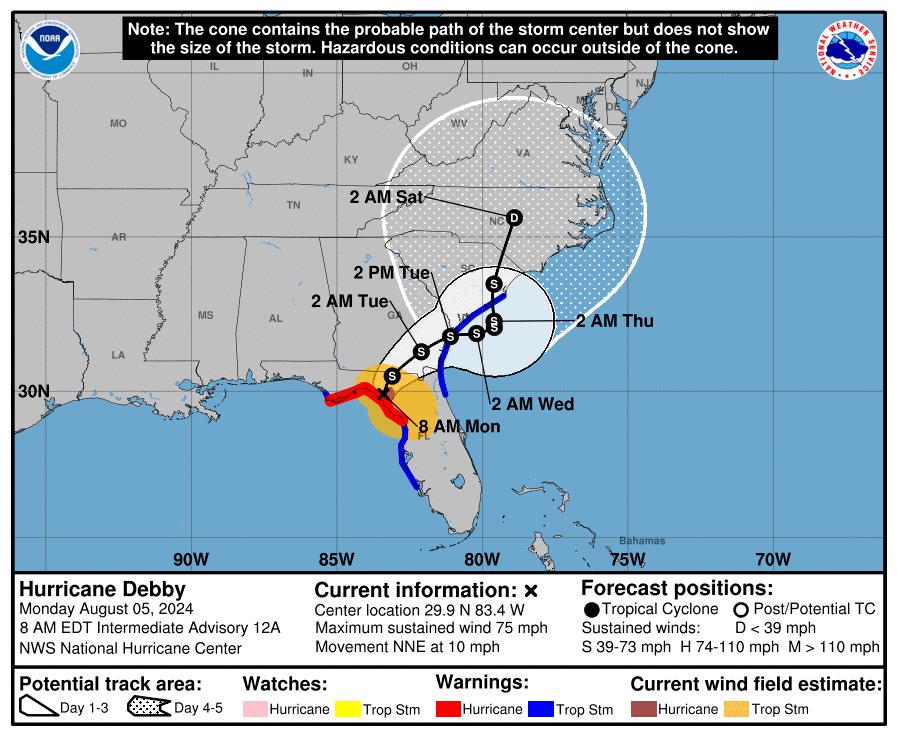 Tropical Storm Debby Preparation Considerations for Fruit and Vegetable&nbsp;Crops